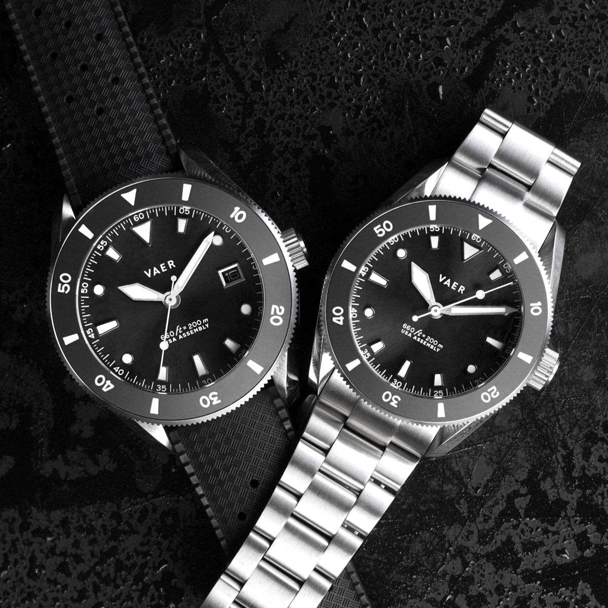 D4 Meridian - Black Matte USA Solar 42mm
