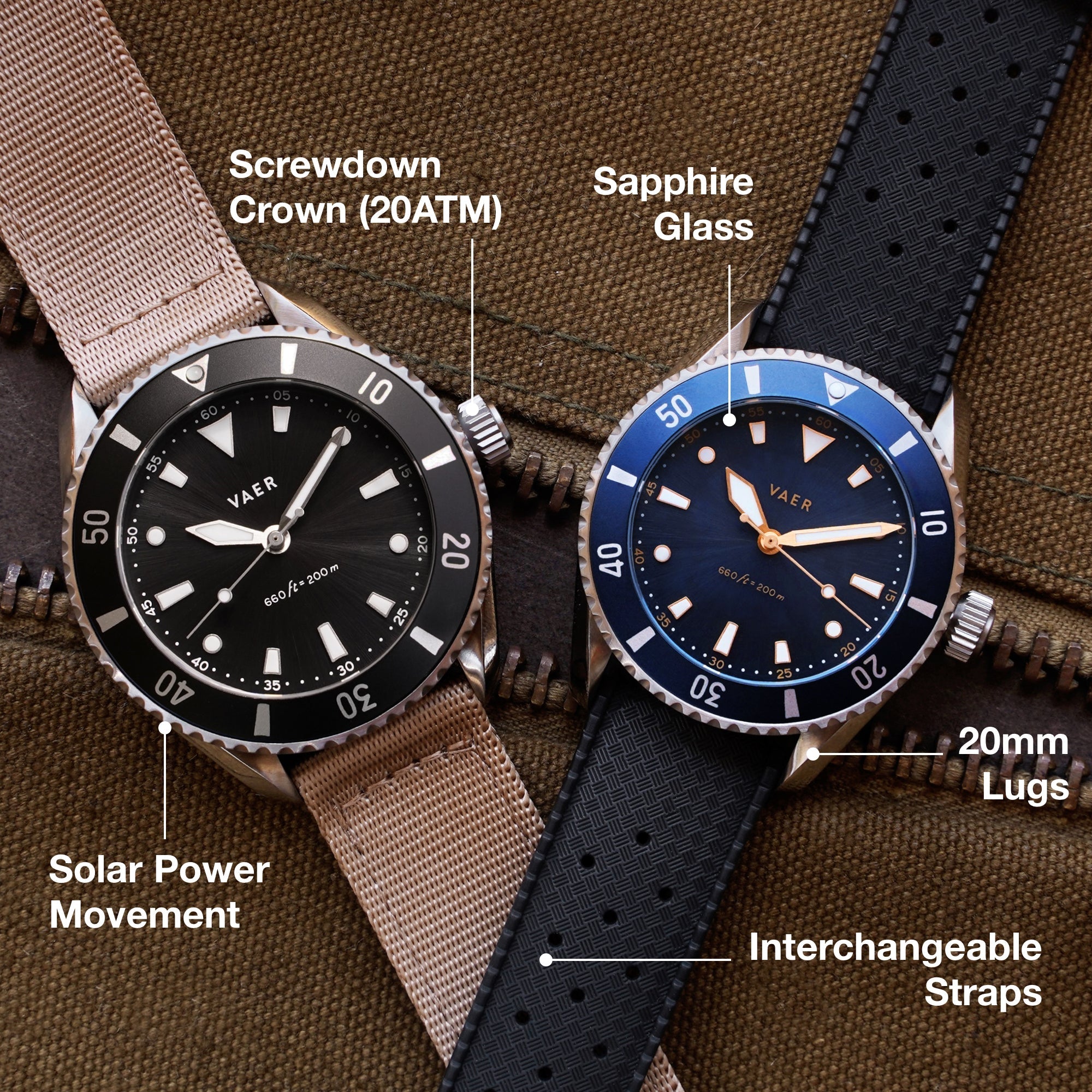 DS4 Meridian Navy - Solar 42mm